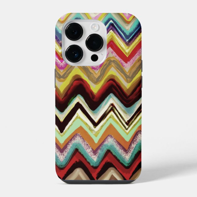Zickzack  iPhone 14 pro  hülle (Rückseite)