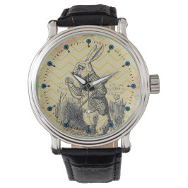 Zickzack Kaninchenwache (in Wunderland) Armbanduhr