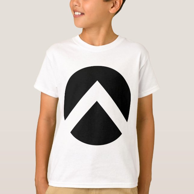 Zickzack Kreisbogen T-Shirt (Vorderseite)