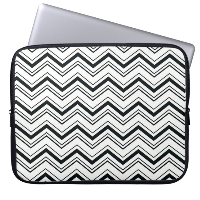 Zickzack Laptopschutzhülle (Vorderseite)