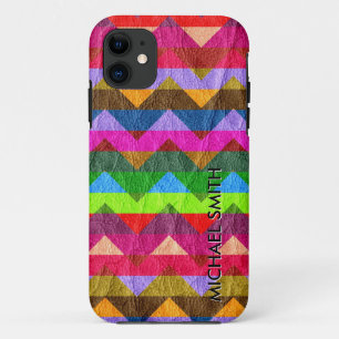 Zickzack Leder #2 Case-Mate iPhone Hülle