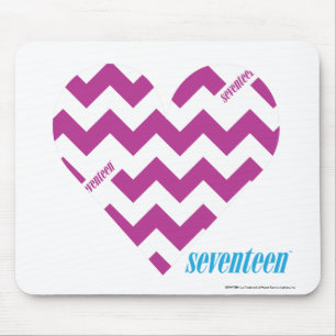 Zickzack lila 2 mousepad