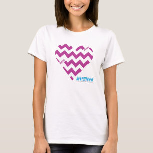 Zickzack lila 2 T-Shirt