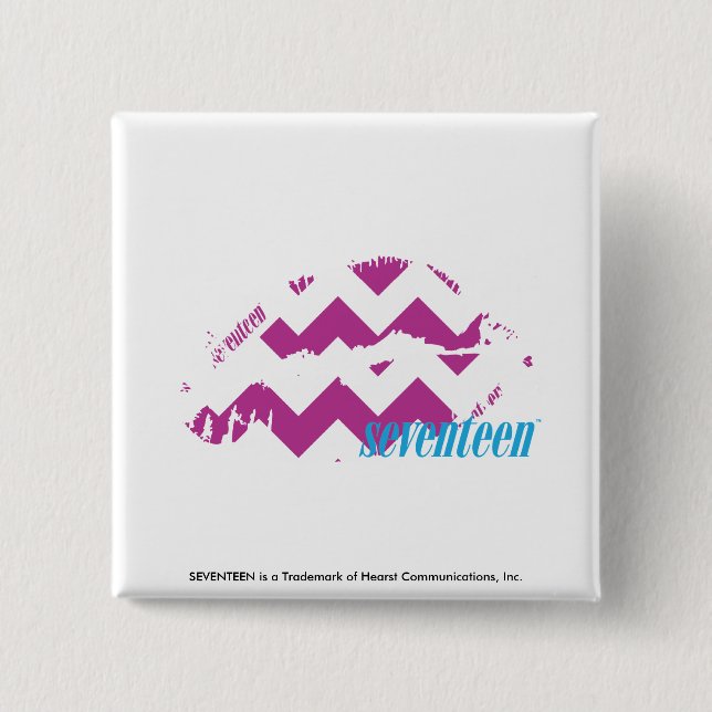 Zickzack lila button (Vorderseite)