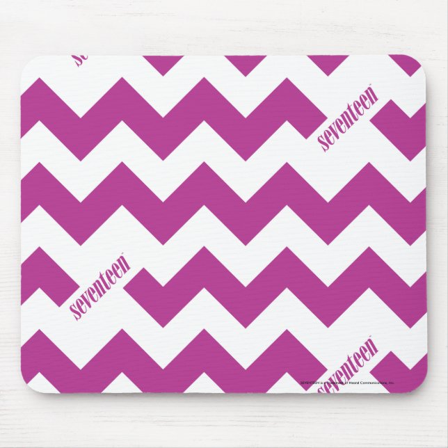 Zickzack lila mousepad (Vorne)