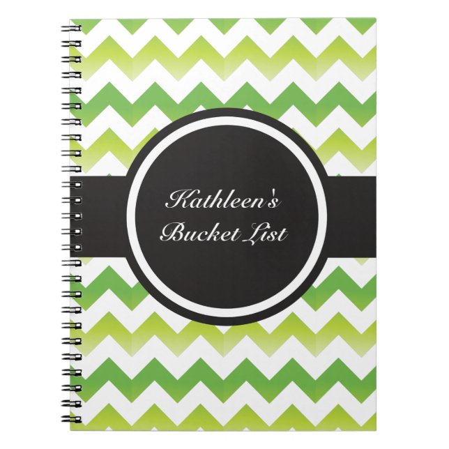 Zickzack Limones Notizbuch Notizblock (Vorderseite)