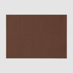 Zickzack Line Tissue Paper - Hell-Orange auf Schwa Seidenpapier