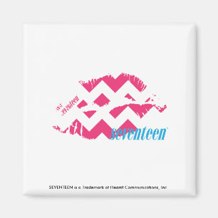 Zickzack-Magenta Magnet