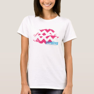 Zickzack-Magenta T-Shirt