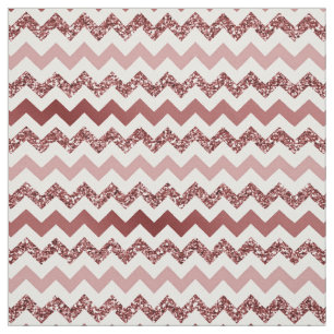 Zickzack Marsala Red Gradient Fabric Stoff