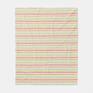 Zickzack Muster 4 Fleecedecke