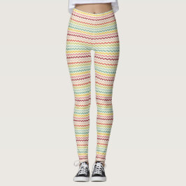 Zickzack Muster 4 Leggings