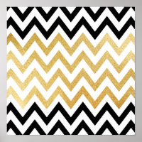 Zickzack Muster aus schwarzem Imitat