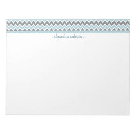 Zickzack Muster Benutzerdefiniertes Trendy Notepad Notizblock