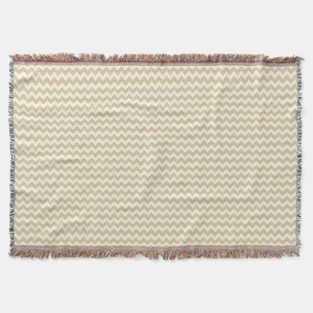 Zickzack Muster Decke (Vorderseite)
