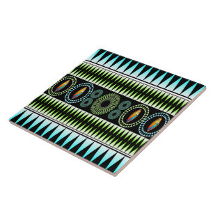 Zickzack Muster Fliese