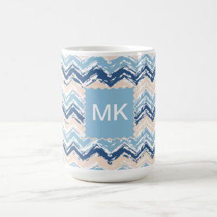 Zickzack Muster im Pazifischen Ozean Kaffeetasse