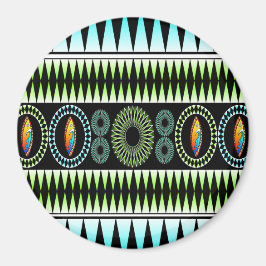 Zickzack Muster Magnet