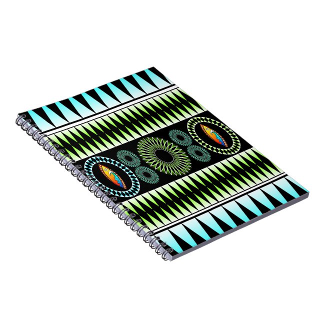 Zickzack Muster Notizblock (Rechte Seite)