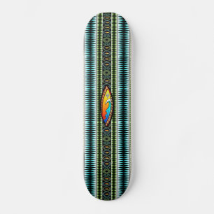 Zickzack Muster Skateboard