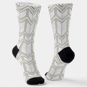 Zickzack Muster Socken