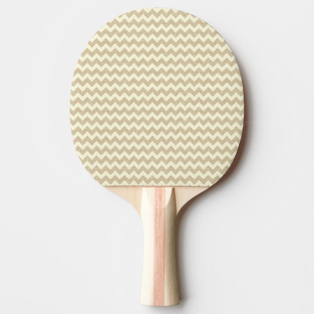 Zickzack Muster Tischtennis Schläger (Vorderseite)