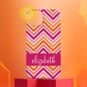 Zickzack Muster und Name in Pink und Orange title_seo2