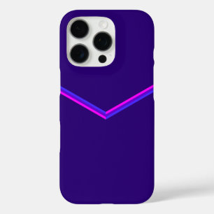 Zickzack Musterdesign in Lila und rosa iPhone 16 Pro Hülle