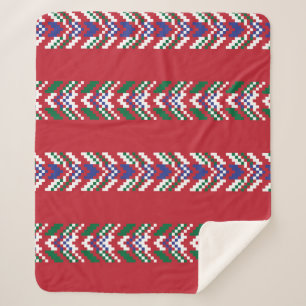 Zickzack, nahtloser Musterkonstrukteur, Sherpadecke