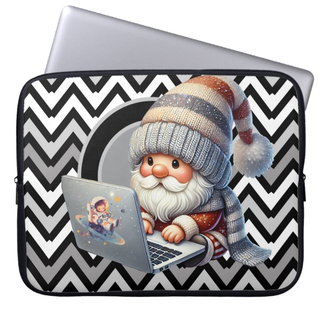 Zickzack Notebook Laptopschutzhülle (Vorderseite)