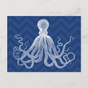 Zickzack Octopus DK Postkarte
