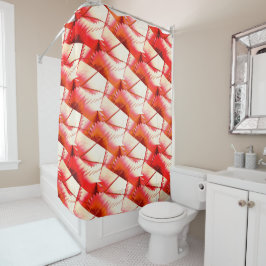 Zickzack- oder Digitalsägen für lebende Korallen,  Duschvorhang