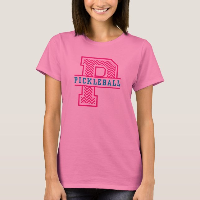 Zickzack P ist für das Shirt der Frauen (Vorderseite)