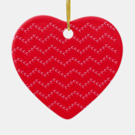 Zickzack Pastel Lila Hearts Rote Ornamente