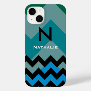 Zickzack personalisiertes modernes Case-Mate iPhone hülle