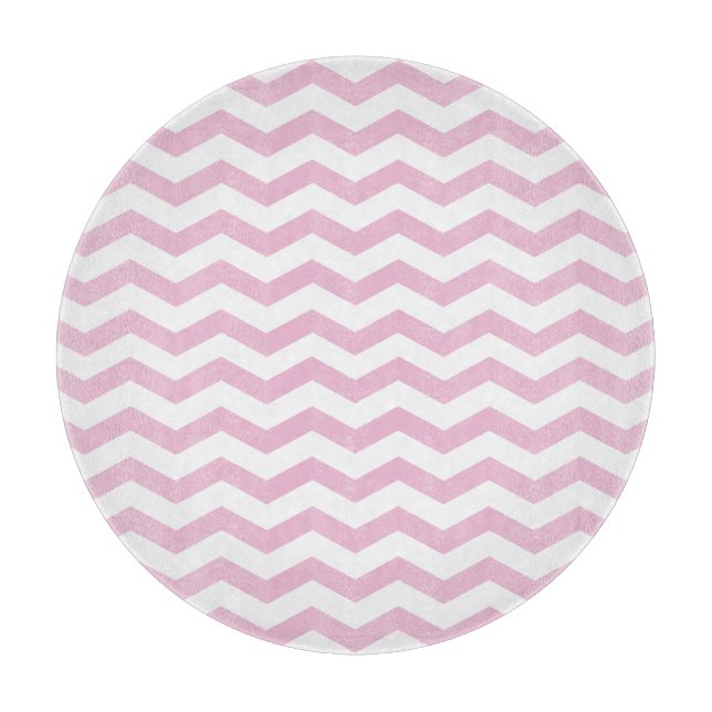 Zickzack Pink-Cutting-Board Schneidebrett (Vorderseite)