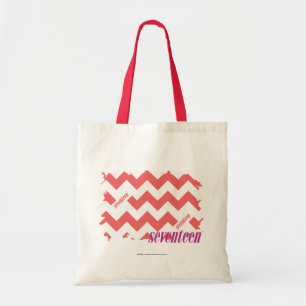 Zickzack-Rosa 2 Tragetasche