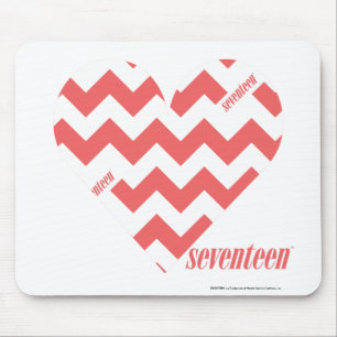 Zickzack-Rosa 3 Mousepad