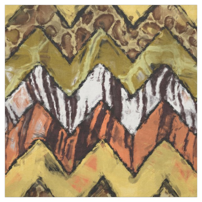 Zickzack Safari Stoff (Muster)