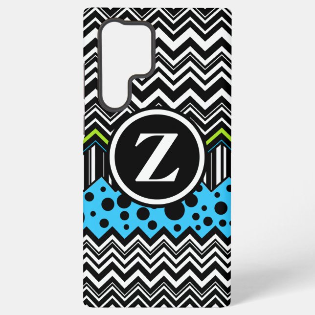 Zickzack Samsung Galaxy Hülle (Rückseite)