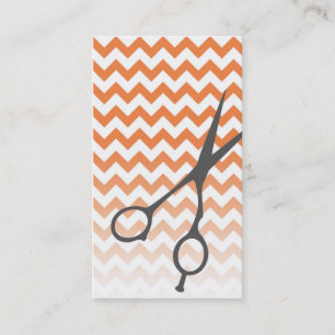 Zickzack Shears Barber/Cosmetologe Business Card Visitenkarte