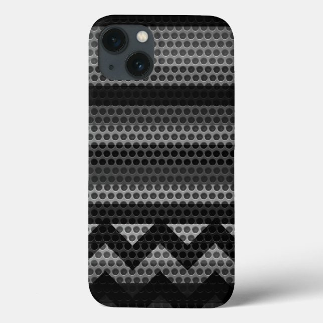 Zickzack Stahlstahlblech 2 Case-Mate iPhone Hülle (Rückseite)