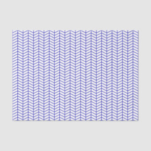 Zickzack Tissue Paper - Royal Blue on White Seidenpapier