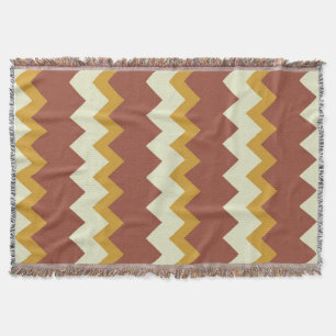 Zickzack Zickzack-Design Naturgold Decke