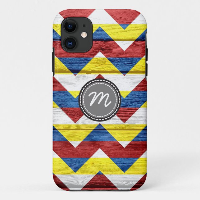 Zickzack Zickzack-Muster #8 Case-Mate iPhone Hülle (Rückseite)