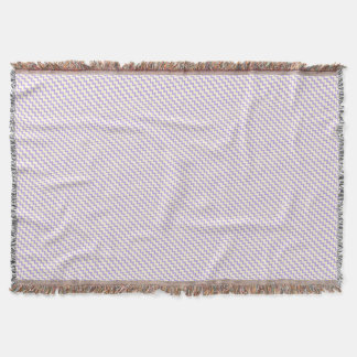 Zickzack Zickzackmuster lila Lila und Creme Decke