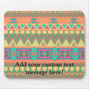 Zickzack Zig Zag Tribal Aztec Ikat Muster Mousepad