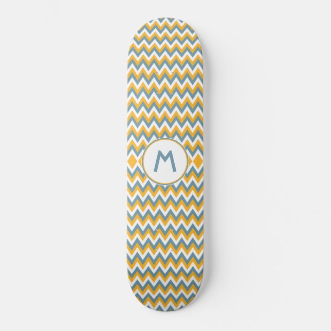 Zickzack / Zigzag Muster angepasste Skateboards (Vorderseite)