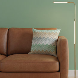 Zickzack Zigzag-Muster für ruhige Minze Kissen