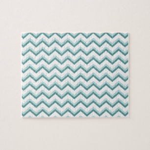Zickzack ZigZag Muster in Mint Green